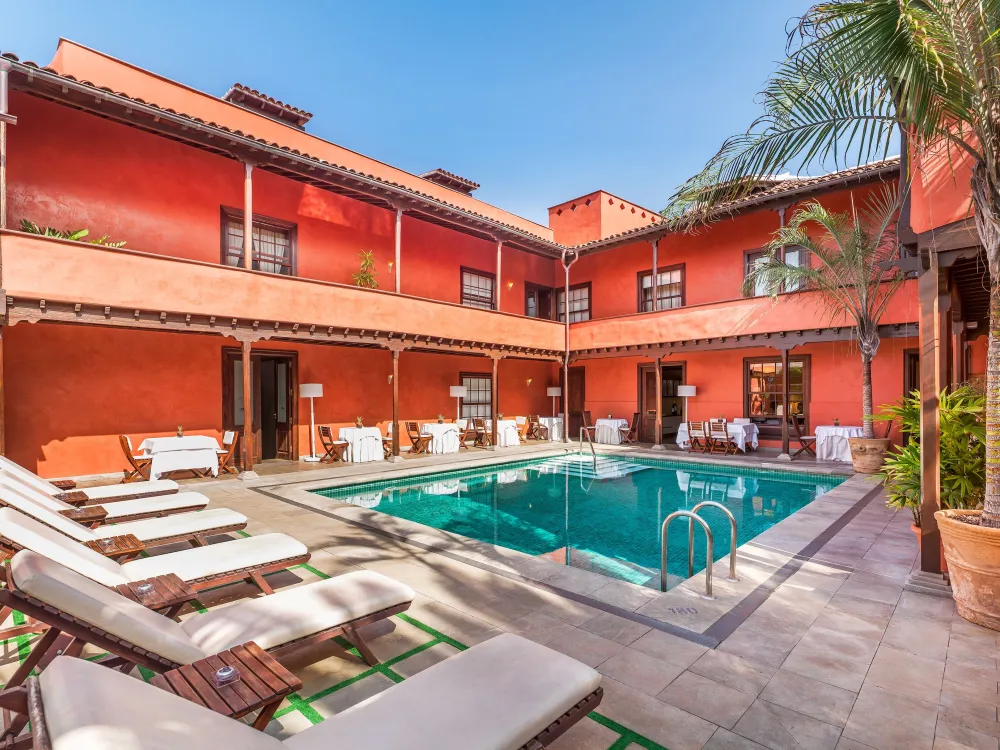 Poolen på hotell San Roque, Garachico Teneriffa