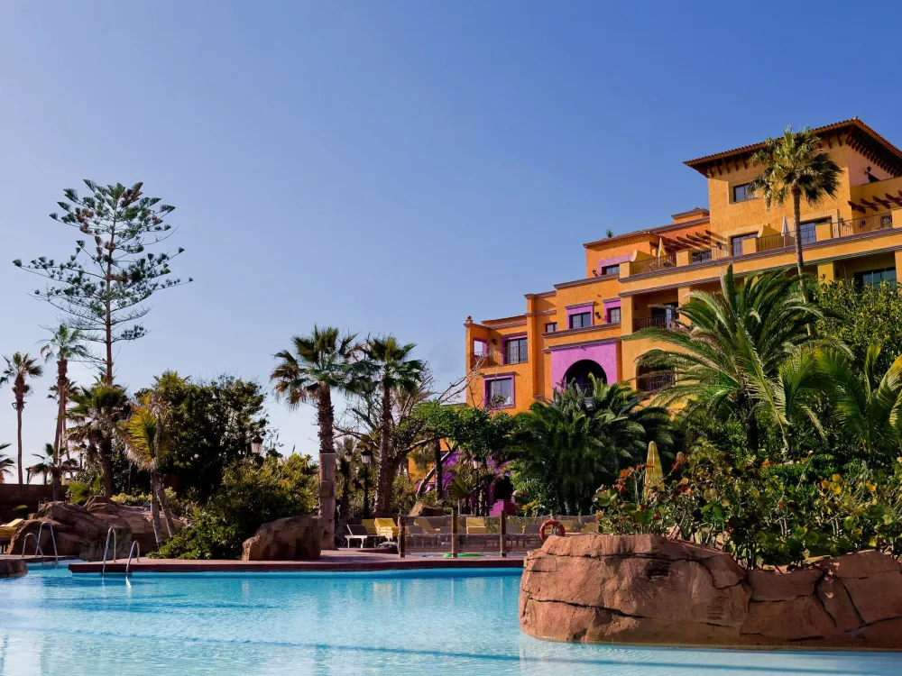 Poolen på Hotell Villa Cortes, Playa de Las Américas Teneriffa