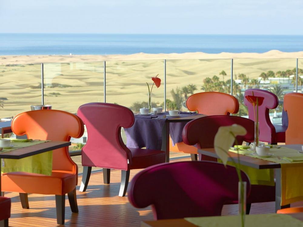 Restaurang med havsutsikt Hotell Bohemia Suites&Spa, Playa del Inlgés Gran Canaria