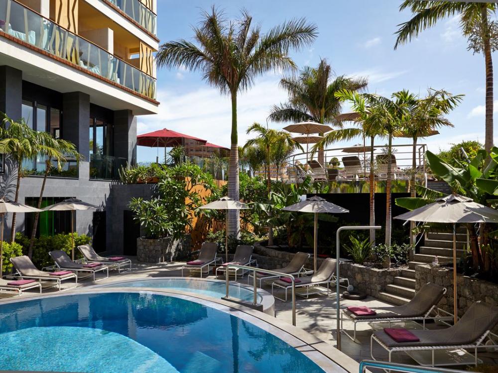 Pool på Hotell Bohemia Suites&Spa, Playa del Inlgés Gran Canaria