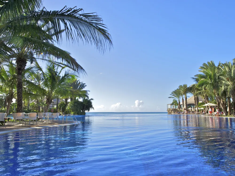 Infinitypool på Hotell Lopesan Costa Meloneras Resort, Spa & Casino, Meloneras Gran Canaria
