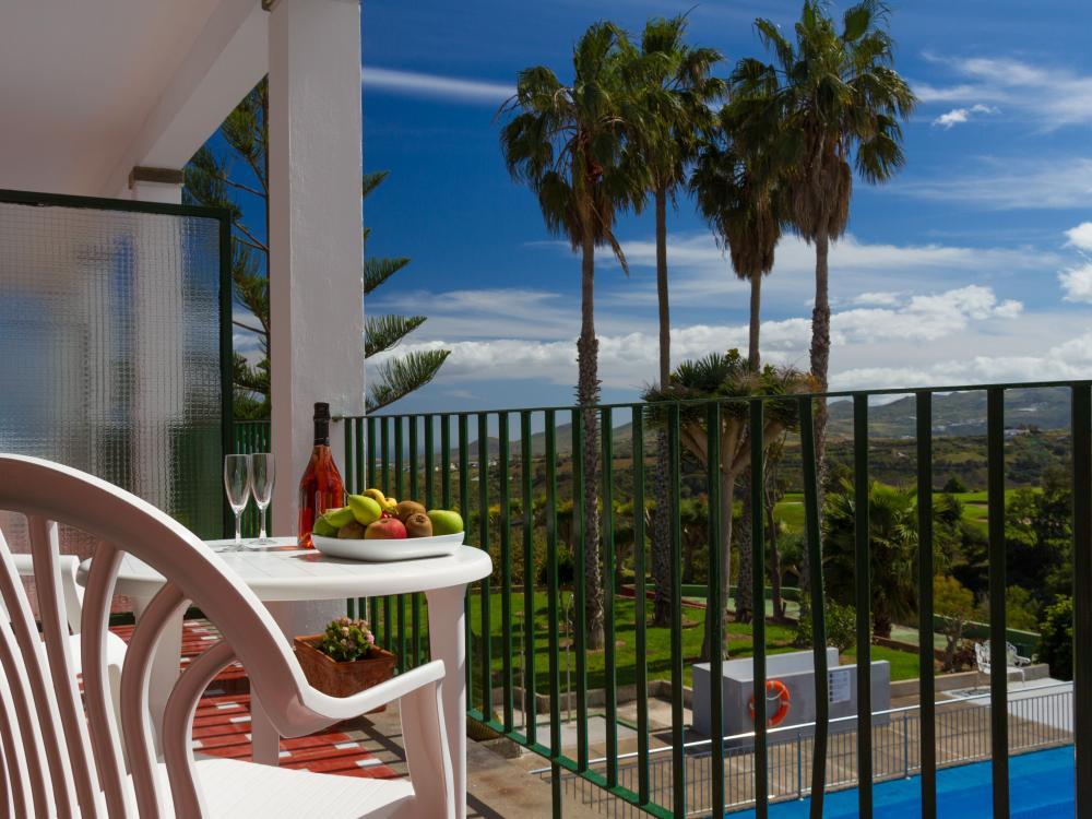 Balkong på Bandama Golf Hotell, Santa Brigida Gran Canaria