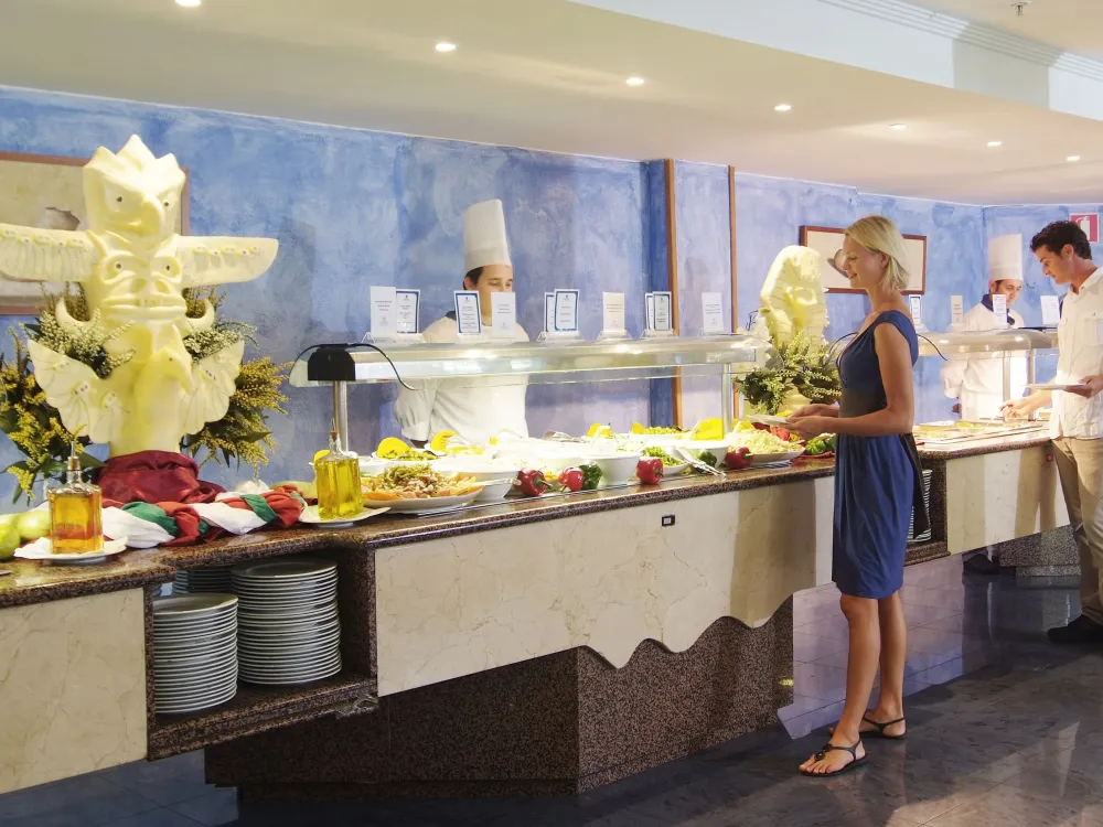 Restaurang på Hotell Sandos Papagayo Beach Resort, Playa Blanca Lanzarote