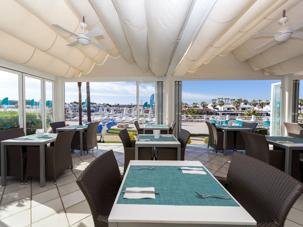 Restaurang på Hotell Casas Del Lago & Beach Club, Cala'n Bosch Menorca
