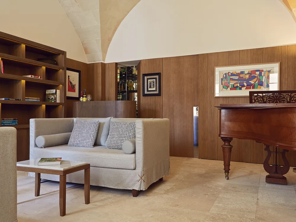 Pianosal på Hotell Can Faustino, Ciutadella Menorca