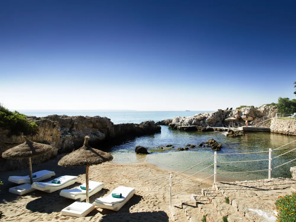 Strand vid Hotell Gran Melia de Mar, Illetas Mallorca