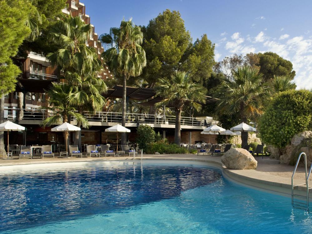 Pool på Hotell Gran Melia de Mar, Illetas Mallorca