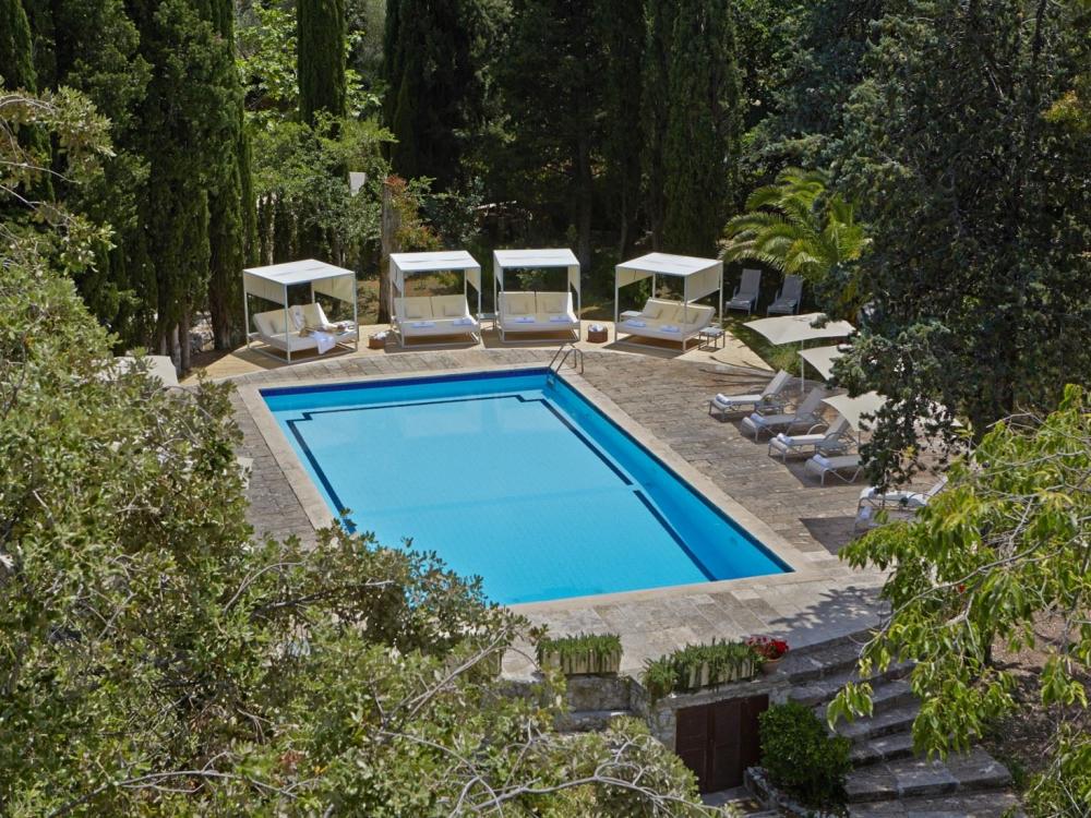 Poolområde på L´Hermitage Hotel & Spa, Orient Mallorca