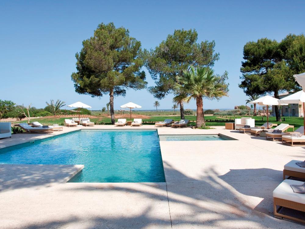 Poolområde på Fontsanta Hotel Thermal Spa & Wellness, Colonia de Sant Jordi Mallorca
