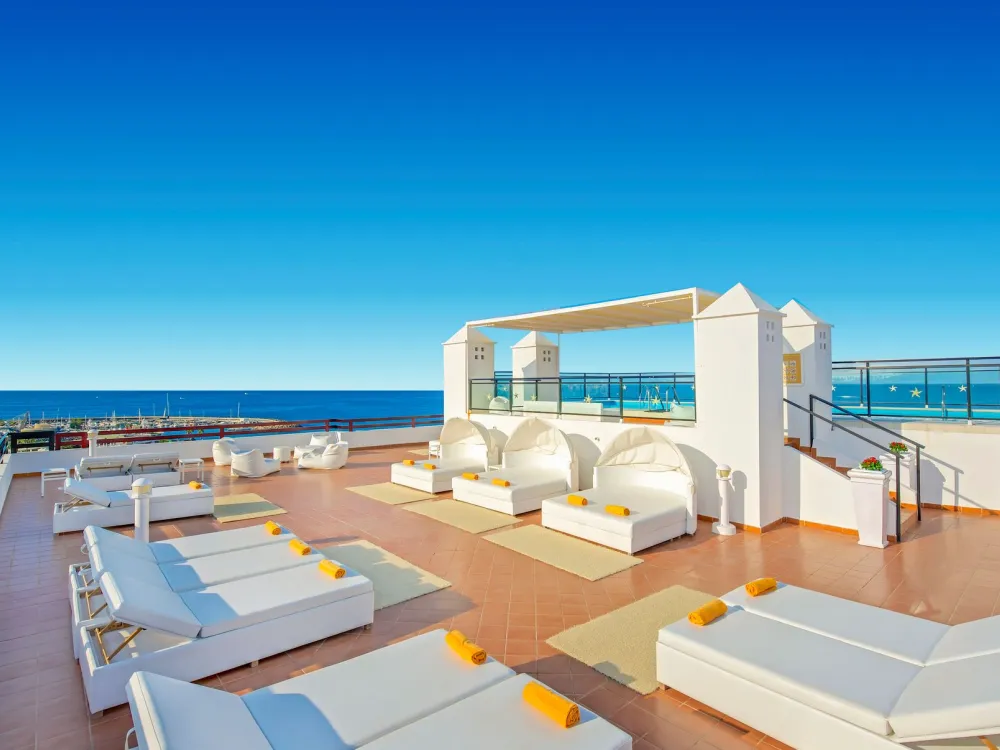 Takterass, Iberostar Torviscas Playa, Adeje, Teneriffa, Signaturresor