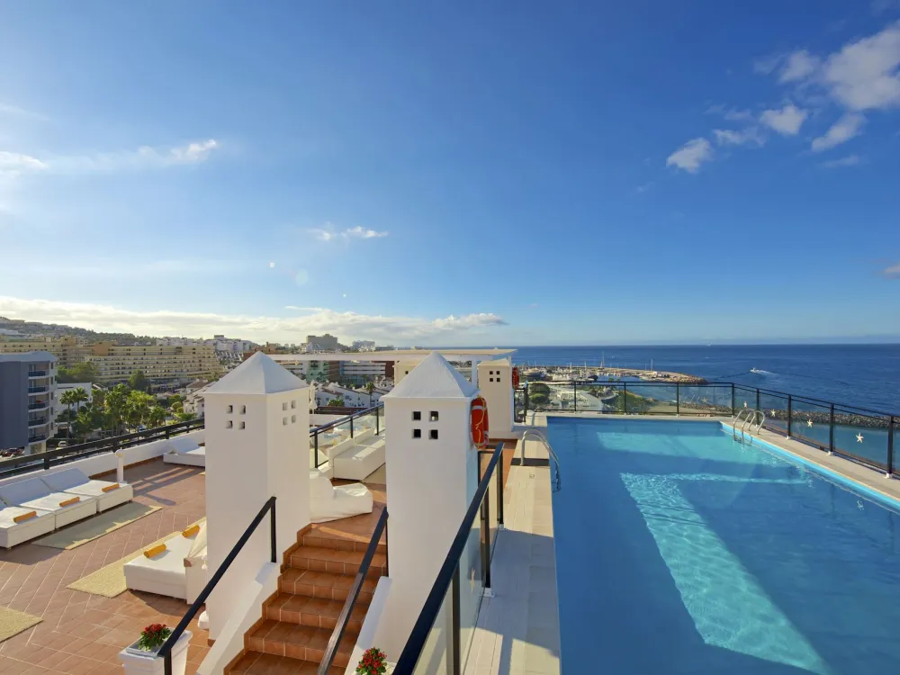 Takterass, Iberostar Torviscas Playa, Adeje, Teneriffa, Signaturresor